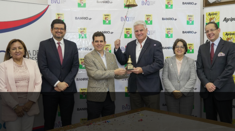 <strong>AGRIPAC realiza campanazo en la Bolsa de Valores de Quito</strong>